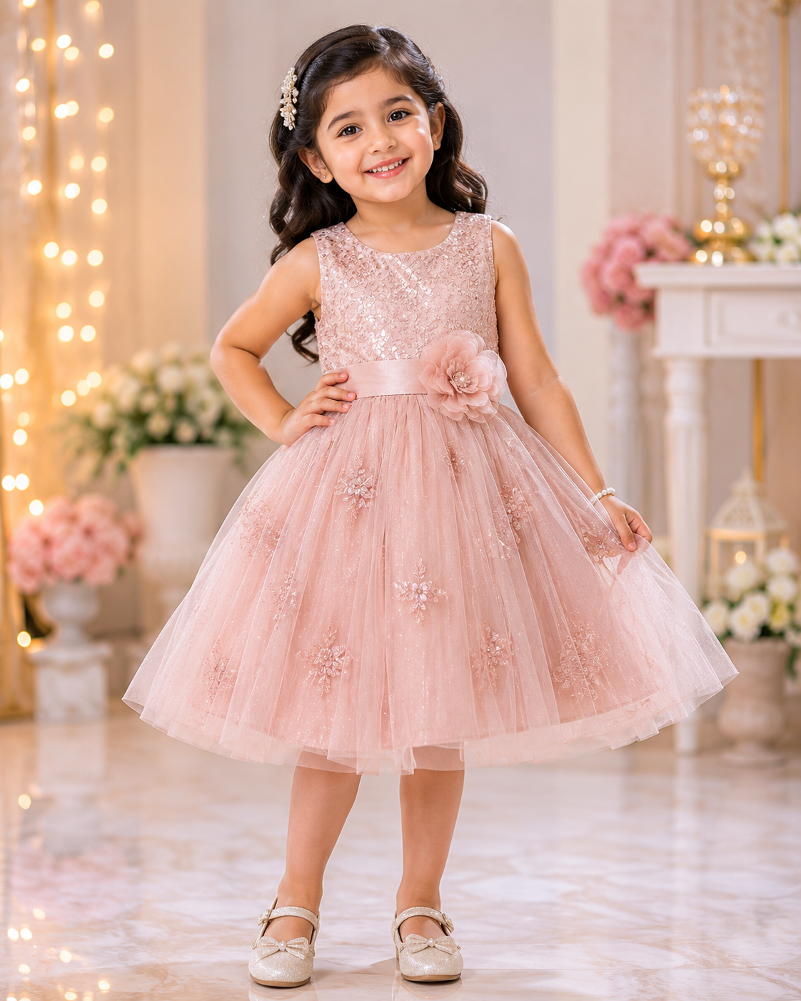 Elegant Kids Party Wear Frock