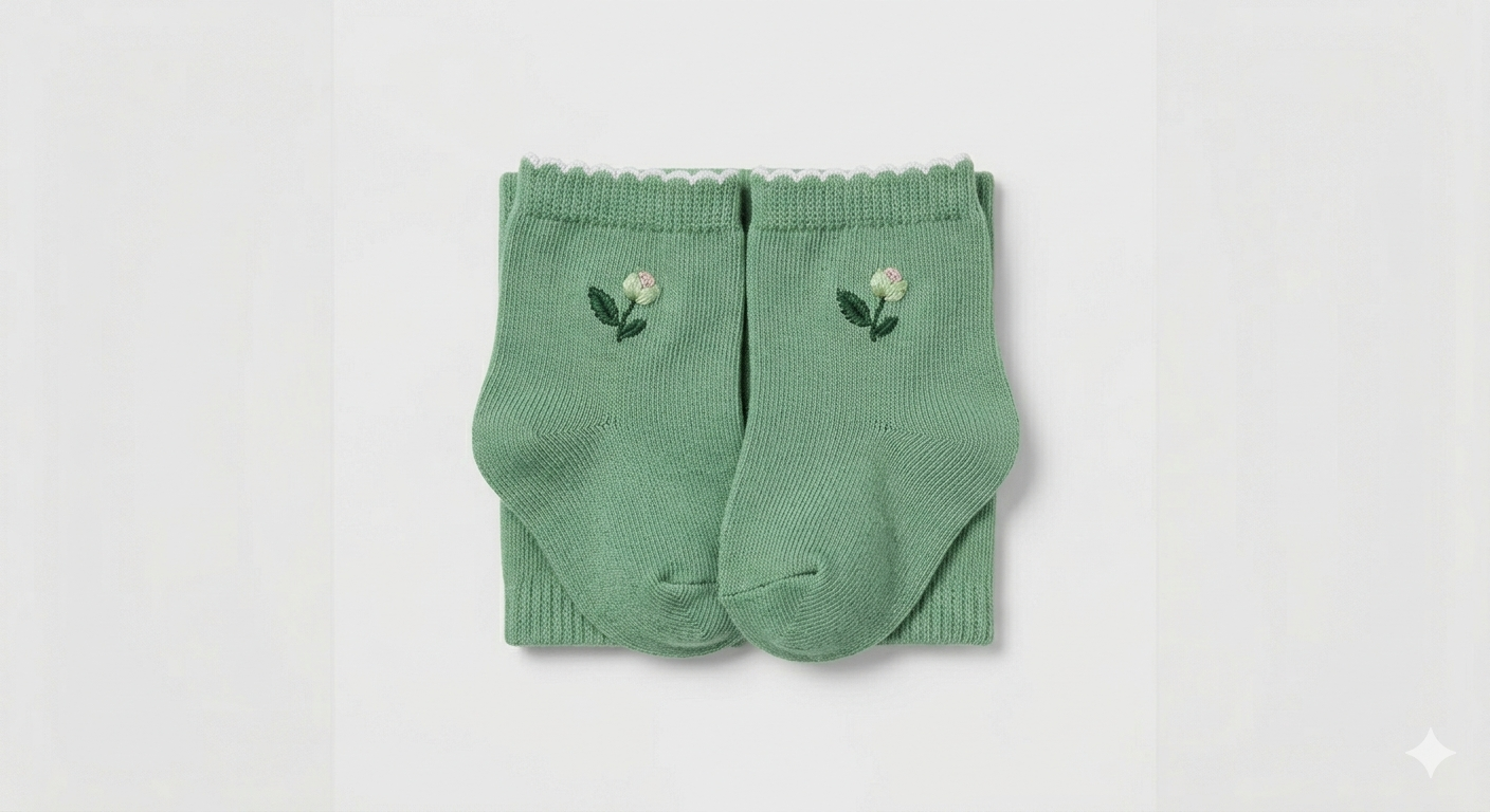 Lily Lace Baby Bootie Socks