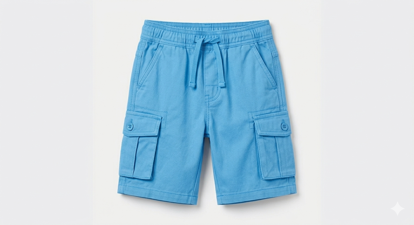 Kids Comfort Cargo Shorts